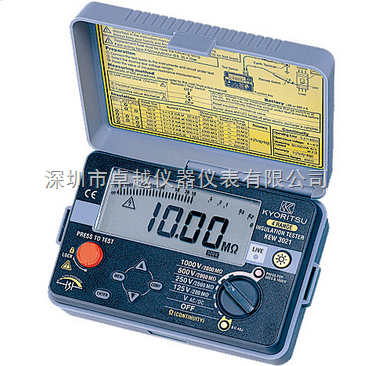 日本共立KEW 3021/3022/3023絕緣電阻表 深圳市卓越儀器儀表的專業(yè)解決方案